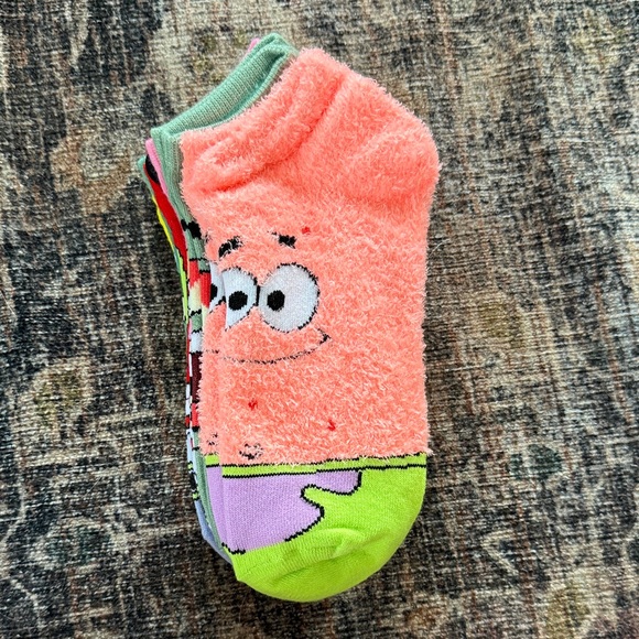 NWT SpongeBob SquarePants Vibrant Socks - Picture 4 of 4